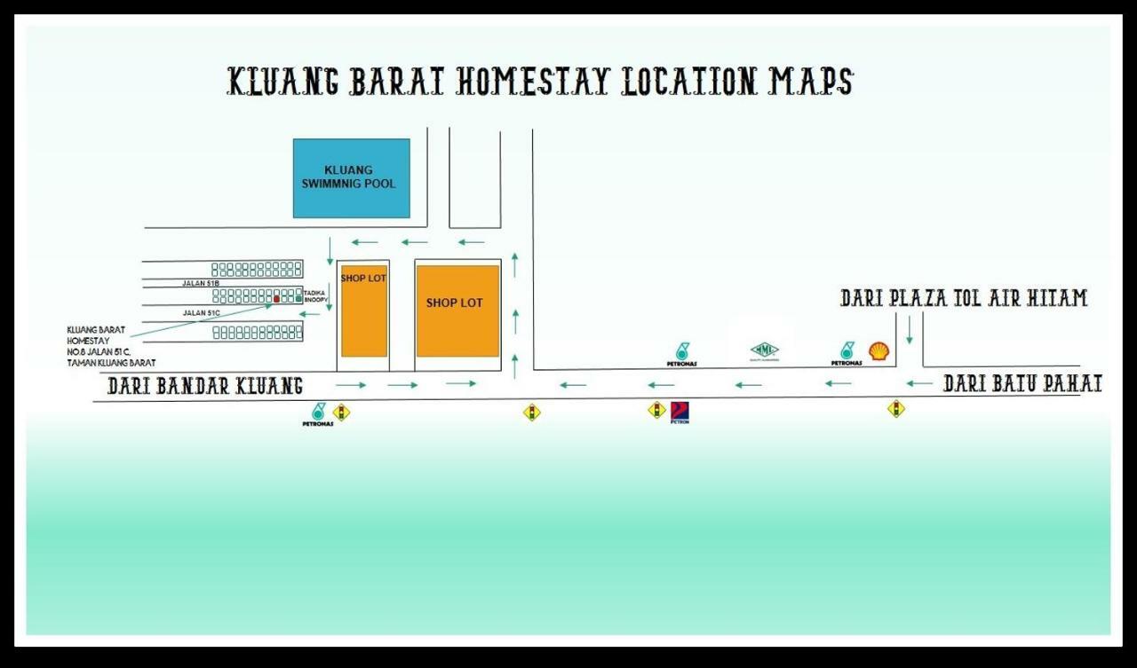 Kluang Barat Homestay Luaran gambar